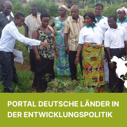 Screenshot Startseite Portal Deutsche Länder in der Entwicklungspolitik. Quelle: WUS 