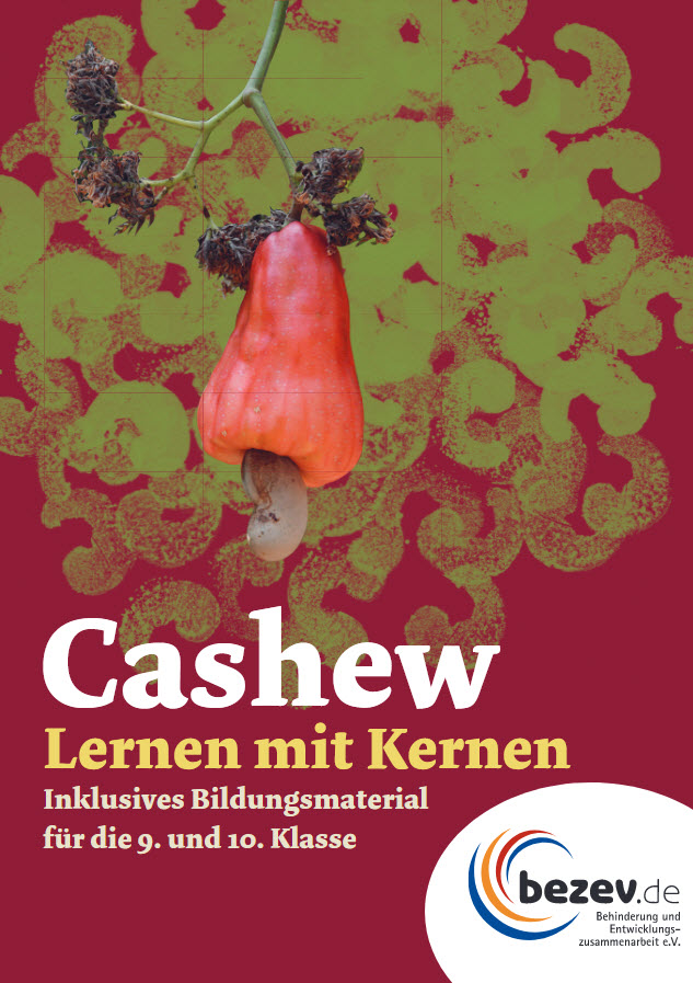Cover der Broschüre "Cashew - Lernen mit Kernen". Quelle bezev.de