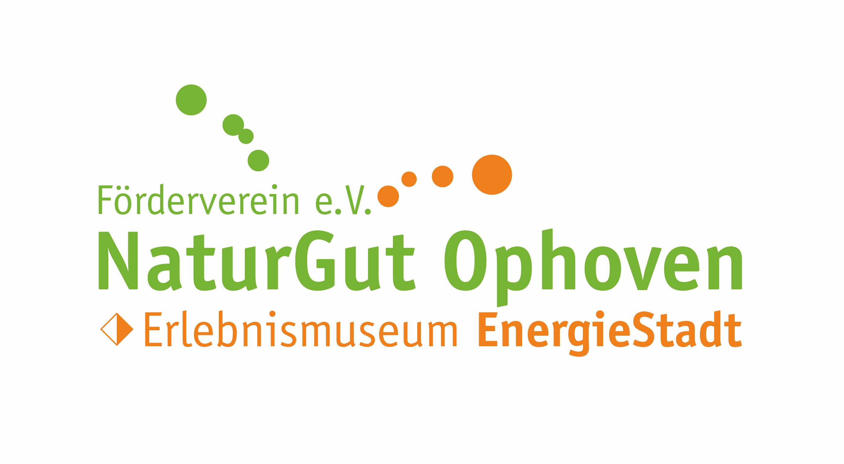 Logo NaturGut Ophoven / Kinder- und Jugendmuseum EnergieStadt. Quelle: NaturGut Ophoven 