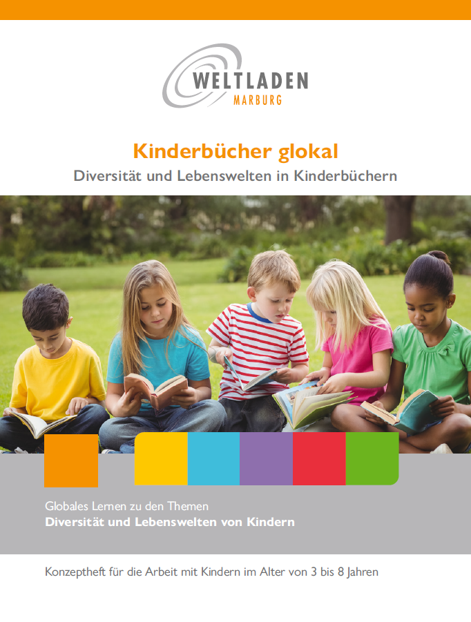 Titelseite Kinderbücher glokal – Diversität und Lebenswelten in Kinderbüchern