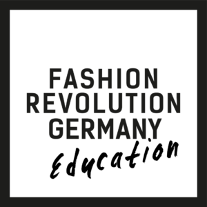 Logo Fashion Revolution Education. Quelle: fashionrevolutiongermany.de