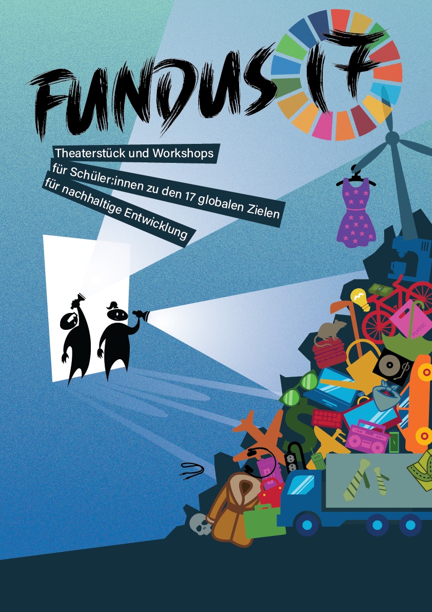 Bild zu "FUNDUS 17 – Ein Theaterstück und Workshop zu den 17 globalen Zielen für nachhaltige Entwicklung". Quelle: GORILLA-THEATERPROGRAMME