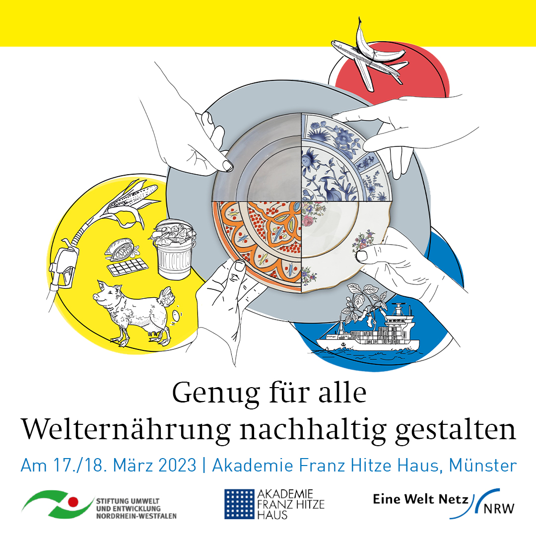 SharePic zur  26. Eine-Welt-Landeskonferenz NRW am 17. und 18. März 2023. Quelle: Eine Welt Netz NRW e.V.  