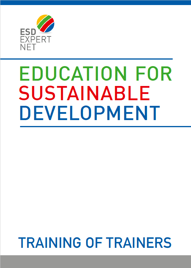 Titelseite Education for Sustainable Development Training of Trainers