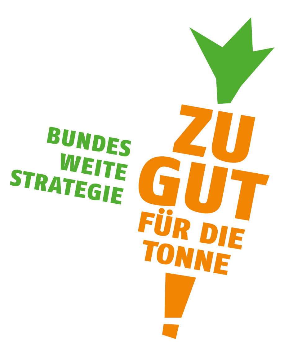 Logo der BMELV-Kampagne "Zu guz für die Tonne", Quelle: zugutfuerdietonne.de