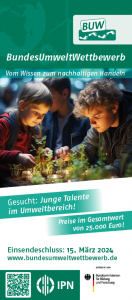 Flyer BundesUmweltWettbewerb