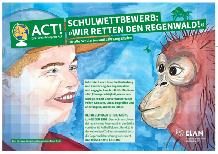 Titelseite Flyer zum Schulwettbewerb