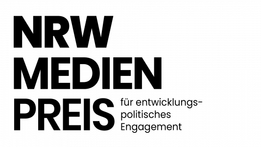 Logo NRW-Medienpreis für entwicklungspolitisches Engagement