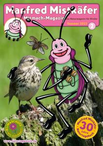 Titel des Manfred Mistkäfer Magazins, Sommer 2023