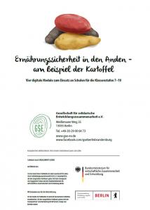 Titelseite Material Ernährungssicherheit in den Anden. Quelle: Gesellschaft für solidarische Entwicklungszusammenarbeit e.V.