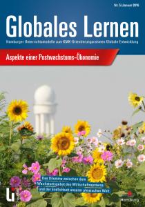 Titelseite Materialheft "Aspekte einer Postwachstums-Ökonomie" Quelle: li.hamburg.de