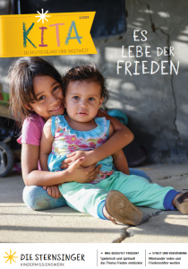 Titelseite „Es lebe der Frieden!“. Quelle: Die Sternsinger e.V.