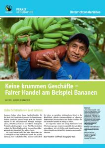 Titelseite Material "Keine krummen Geschäfte". Quelle: fairtrade-deutschland.de 