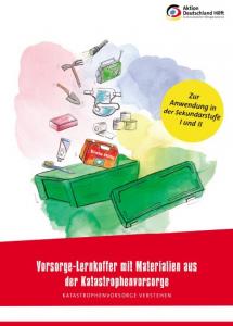 Titelseite Vorsorge-Lernkoffer „Katastrophenvorsorge verstehen“. Quelle: Aktion Deutschland Hilft e.V.
