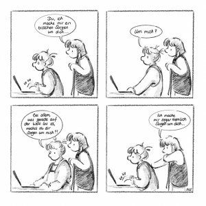 Beispielcomic „Sorgen“
