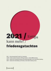 Titelseite Friedensgutachten 2021. Quelle: pzkb.de