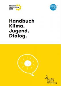 Titelseite Handbuch Klima.Jugend.Dialog.