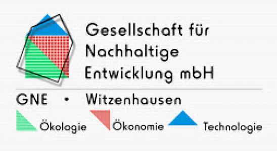 Logo Gesellschaft für Nachhaltige Entwicklung mbH (GNE). Quelle: gne-witzenhausen.de 