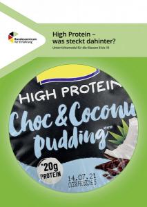 Titelseite "High Protein – Was steckt dahinter?"