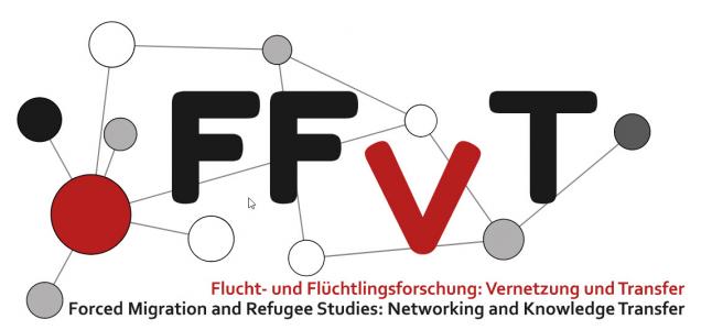 Logo Projekt Flucht- und Flüchtlingsforschung: Vernetzung und Transfer