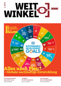 Titelseite WEITWINKEL: Alles nach Plan? – Globale nachhaltige Entwicklung