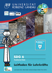 Titelseite des Materials SDG 6: Kostbares Nass. Leitfaden für Lehrkräfte