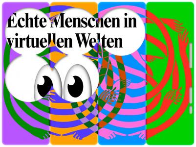 Titelseite der Publikation "Echte Menschen in virtuellen Welten"