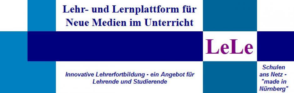  Logo Lehr- und Lernplattform für neue Medien im Unterricht (LeLe).