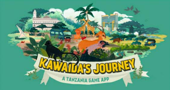 Landschaft mit Bäumen, Menschen und Gebäuden