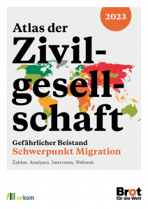 Titelseite Atlas der Zivilgesellschaft 2023