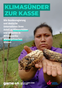 Titelseite der Studie Klimasünder zur Kasse