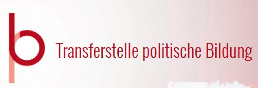 Logo Transferstelle politische Bildung. 