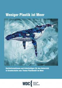 Cover Broschüre „Weniger Plastik ist Meer“. 