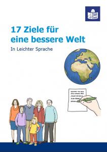 17 Ziele für eine bessere Welt in Leichter Sprache. Quelle: bizme.de