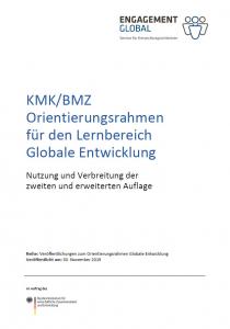 Titelseite Orientierungsrahmen Globale Entwicklung - Nutzung und Verbreitung. Quelle: ges.engagement-global.de