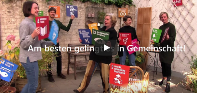 Screenshot Dokuspot "Klappe auf für Menschenrechte" Quelle: vamos e. V. Münster