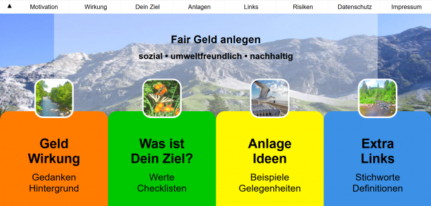 Landing Page von fairgeldanlegen.de