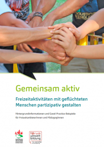 Titelseite des Leitfadens "Gemeinsam Aktiv". 