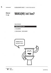 Titelseite "was(h) ist los?" 