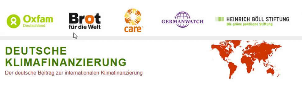 Screenshot Projektdatenbank zur deutschen Klimafinanzierung