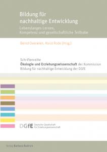 Titelseite " Bildung für nachhaltige Entwicklung. Lebenslanges Lernen, Kompetenz und gesellschaftliche Teilhabe"