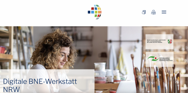 Screenshot der Website