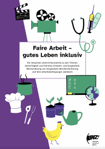 Titelseite Faire Arbeit – gutes Leben inklusiv.