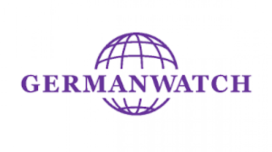 In Druckbuchstaben "Germanwatch". Logo, Germanwatch, Quelle: Germanwatch