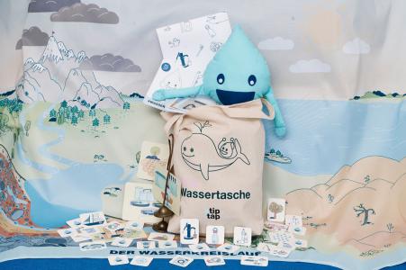 Bildungsmaterial der Kita-Wassertasche