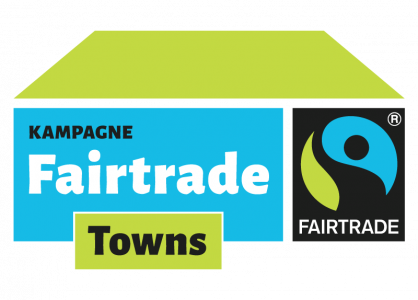 Logo Fairtrade Towns. Quelle: Fairtrade Deutschland.