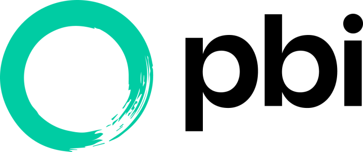 Logo pbi Deutschland. Copyright pbi Deutschland