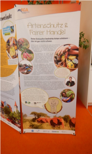 Flyer zu Artenschutz & Fairer Handel.