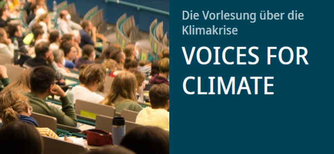Screenshot zu "VOICES FOR CLIMATE – die Vorlesung über die Klimakrise". Quelle: https://zukunft.uni-mainz.de 