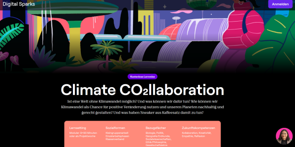 Screenshot Webseite.